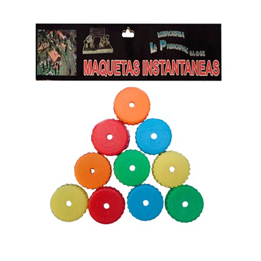 CORCHOLATAS DIDACTICAS 10 PIEZAS