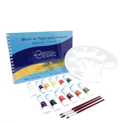 JUEGO BASICO DE ACUARELA