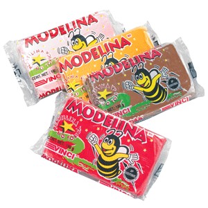 PLASTILINA ROSA BARRA CON 180 GRMS. VINCI