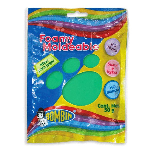 FOAMY MOLDEABLE VERDE 1 PIEZA