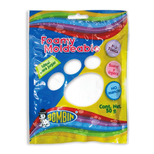 FOAMY MODELABLE BLANCO 1 PIEZA