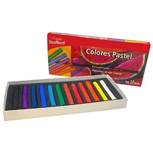 ESTUCHE COLORES PASTEL CON 12 COLORES