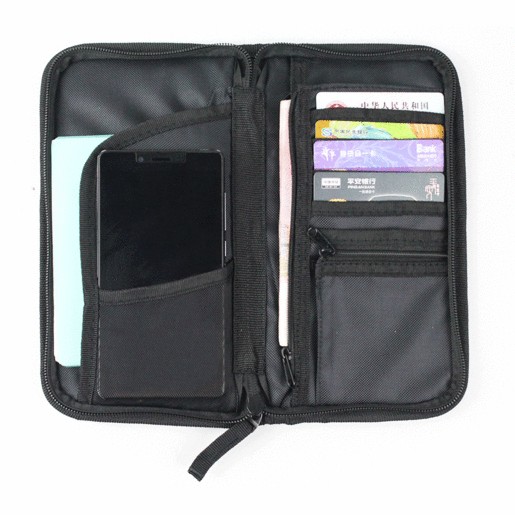 PORTADOCUMENTOS DE VIAJE TRAVEL TIME CON CIERRE