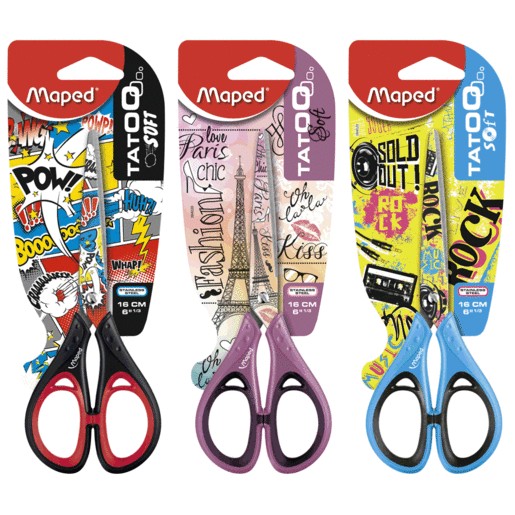 TIJERA MAPED TATOO DECORADA No7 (16CM)