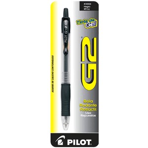 PLUMA PILOT ROLLERBALL RETRACTIL G25 GEL NEGRO