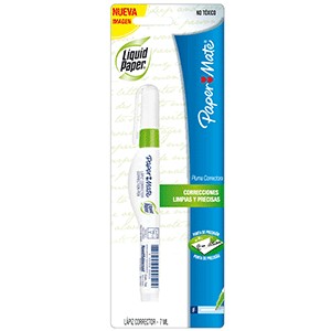 PLUMA CORRECTORA LIQUID PAPER PUNTO FINO PIEZA