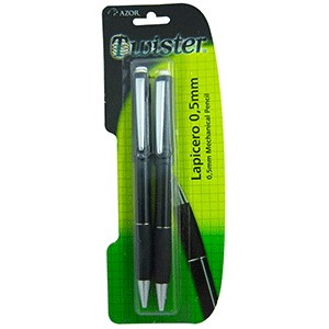 LAPICERO TWISTER AZOR 0.5 MM CON 2 PIEZAS