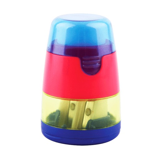 GOMA Y SACAPUNTAS TICHER 2 EN 1 COLORS