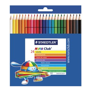 CAJA DE COLORES STAEDTLER NORIS CON 24 PIEZAS