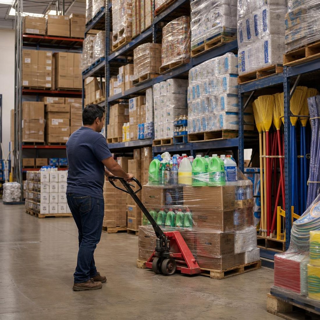Almacén de producto de Tienda de Papelería en México